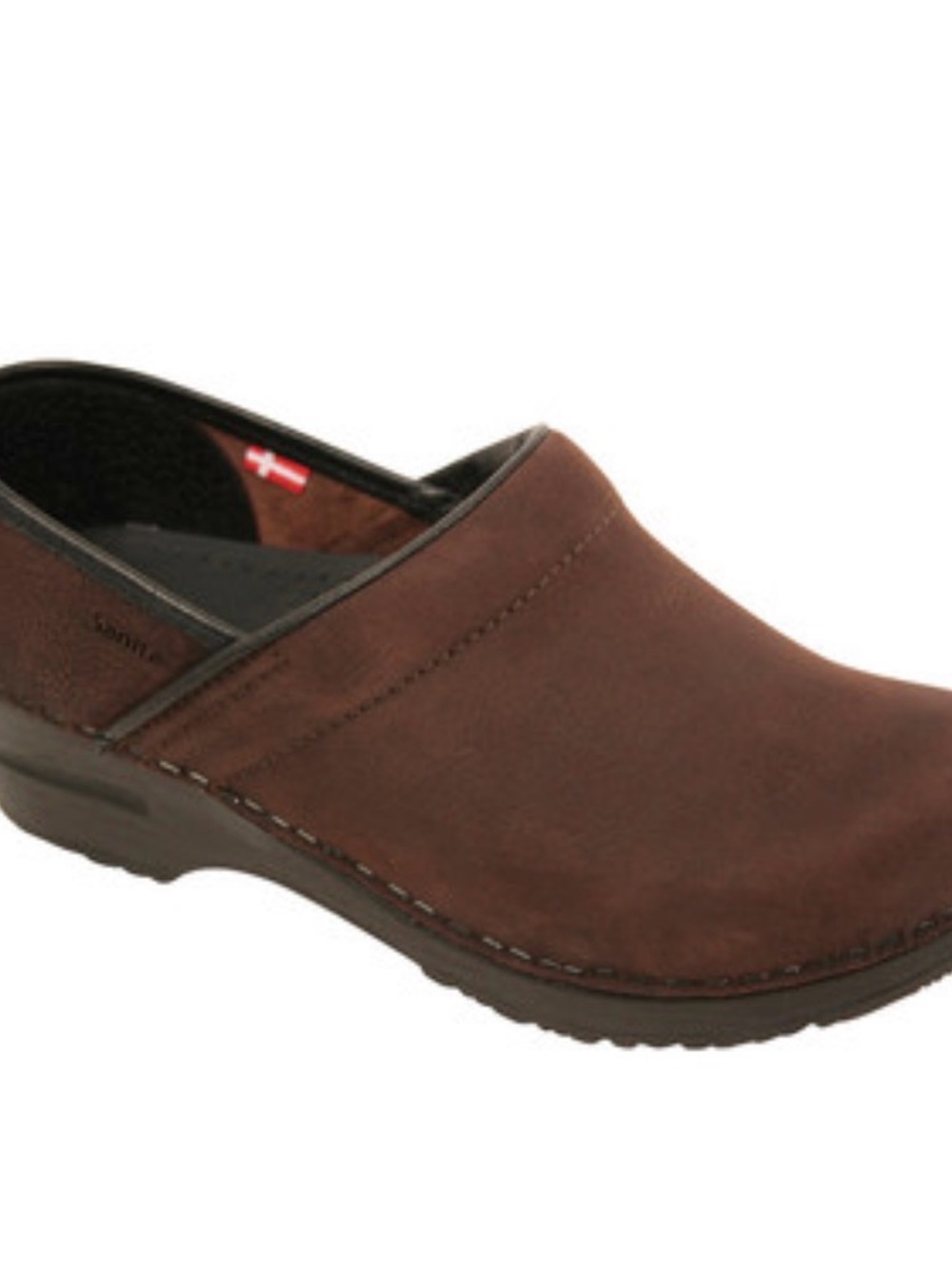 Sanitas Professional Smooth Oil  Clog in Brown Nubuck